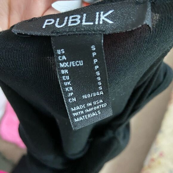 Publik Black Maxi Dress - Picture 5 of 5